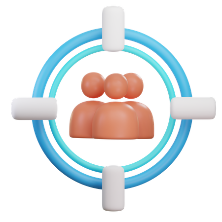 Target Audience  3D Icon