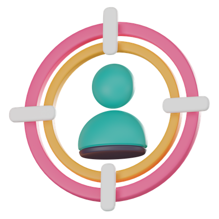 Target Audience  3D Icon