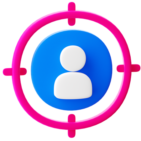 Target Audience  3D Icon