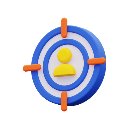 Target audience  3D Icon