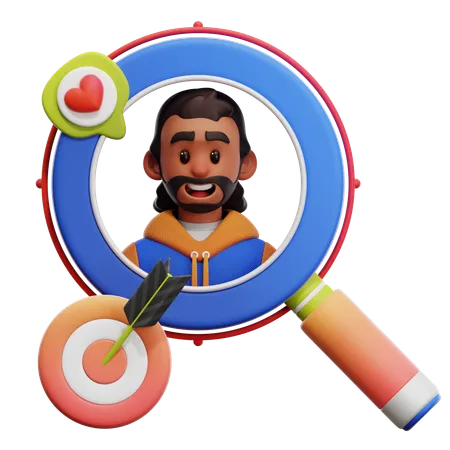 Target Audience  3D Icon