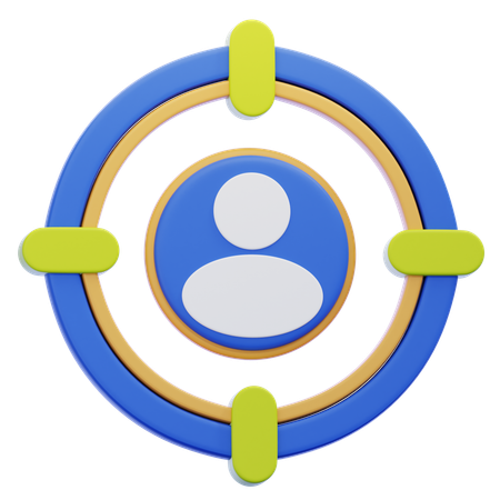 Target Audiences  3D Icon