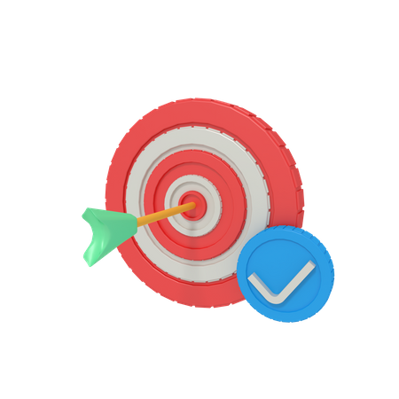 Target Board  3D Icon