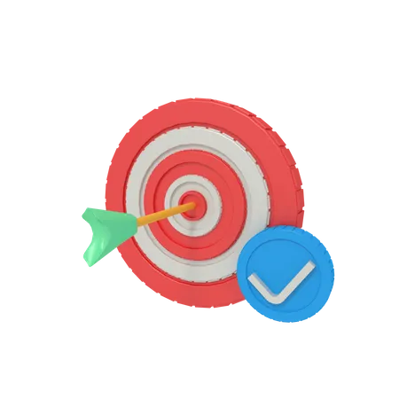 Target Board  3D Icon