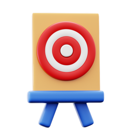 Target Board  3D Icon