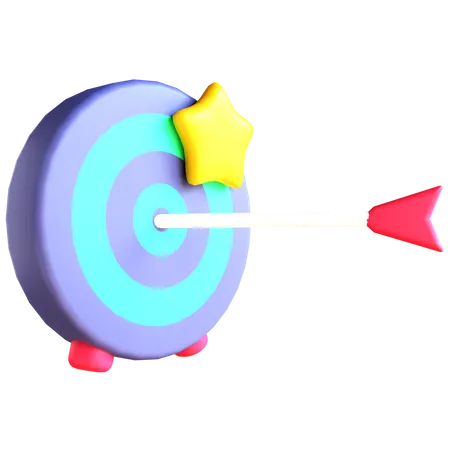 Target Board  3D Illustration