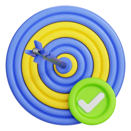 Target Checkmark  3D Icon