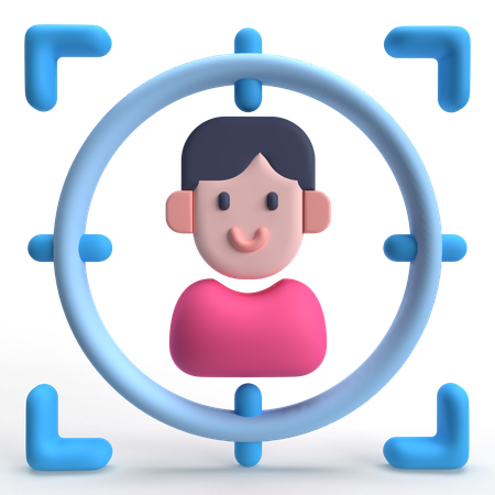Target Client  3D Icon