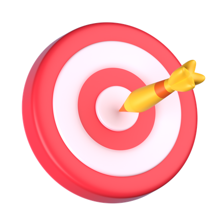 Target Content  3D Icon