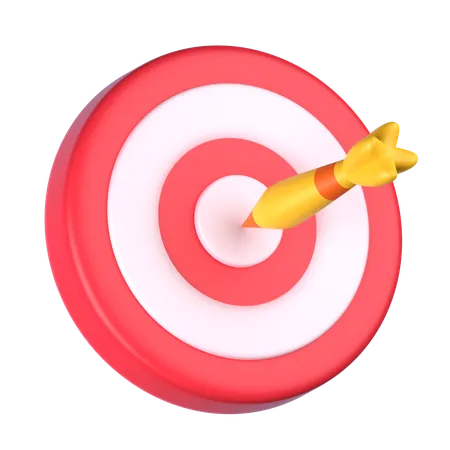 Target Content  3D Icon