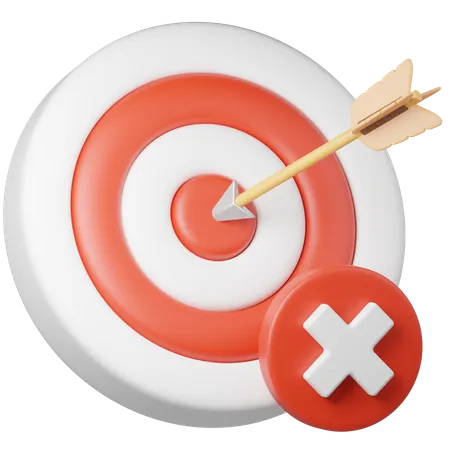 Target Cross  3D Icon