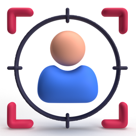 ターゲットとなる顧客  3D Icon