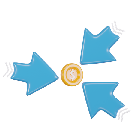 Target Dollar  3D Icon