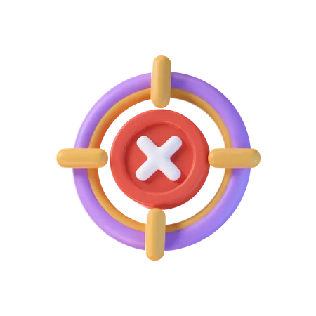 Target Error  3D Icon
