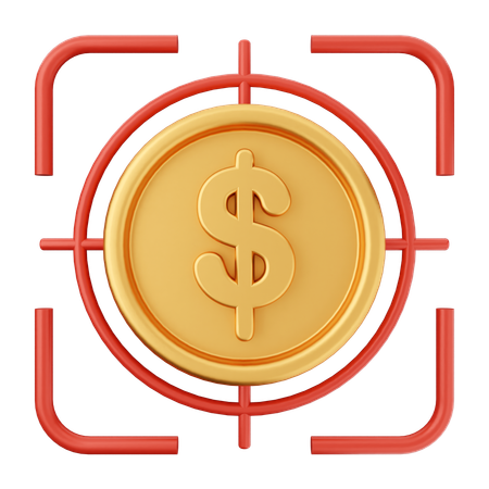 Target Finance  3D Icon