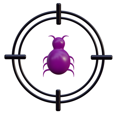 Target Insect  3D Illustration