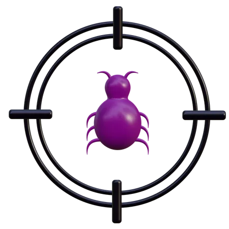 Target Insect  3D Illustration