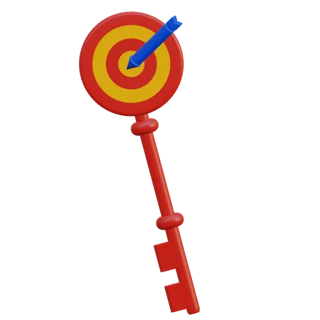 Target Keyword 3D Illustration