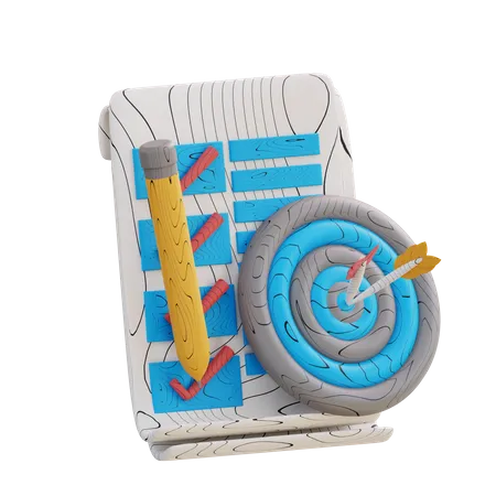 Target List  3D Icon