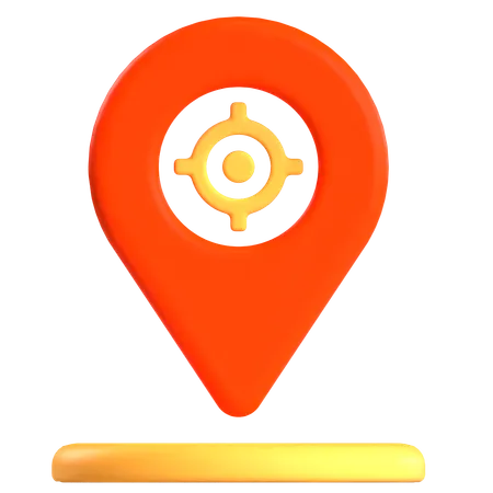 Target Location  3D Icon