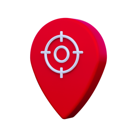 Target Location  3D Icon