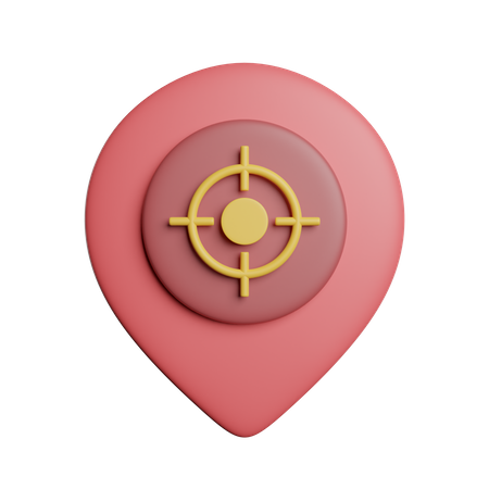 Target Location  3D Icon