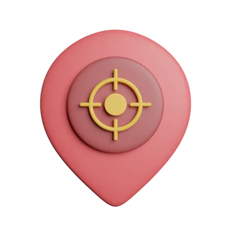 Target Placeholder Location 3D Icon