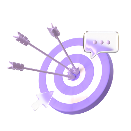 Target mission  3D Icon