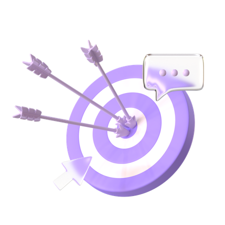 Target mission  3D Icon