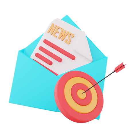 Target News  3D Icon