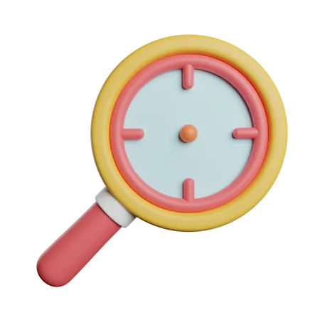 Target Research  3D Icon