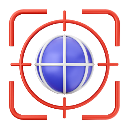 Target Seo  3D Icon