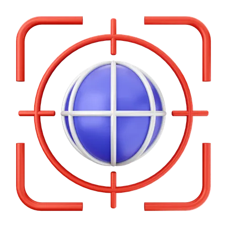 Target Seo  3D Icon