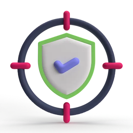 Target Shield  3D Icon