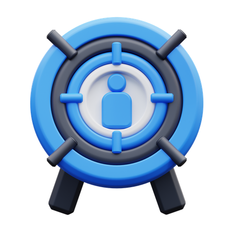 Target User  3D Icon