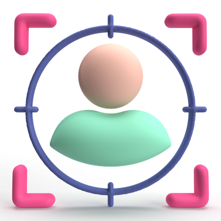 Target User  3D Icon