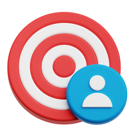Target User  3D Icon
