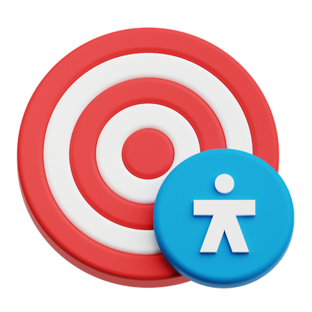Target User  3D Icon