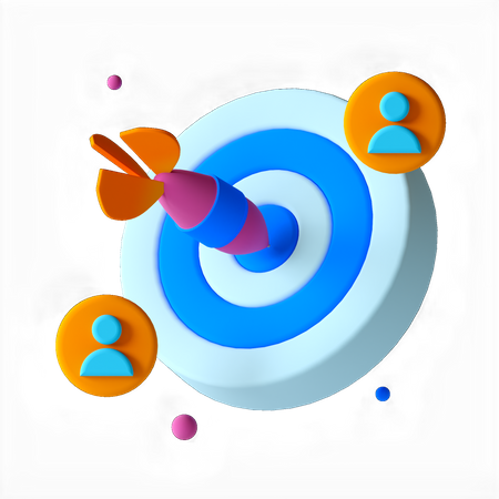 Target User  3D Icon