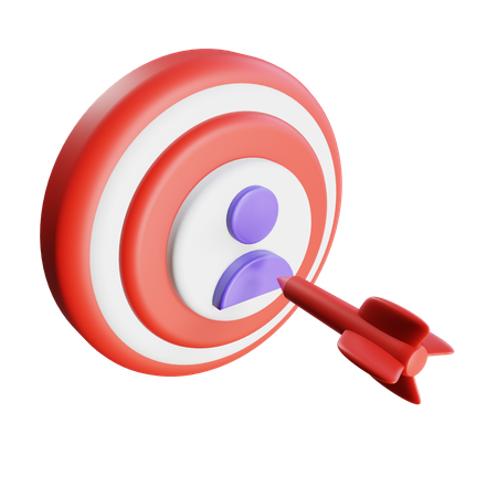 Target User  3D Illustration