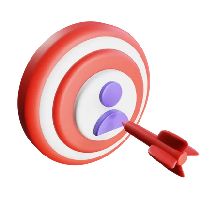 Target User  3D Illustration