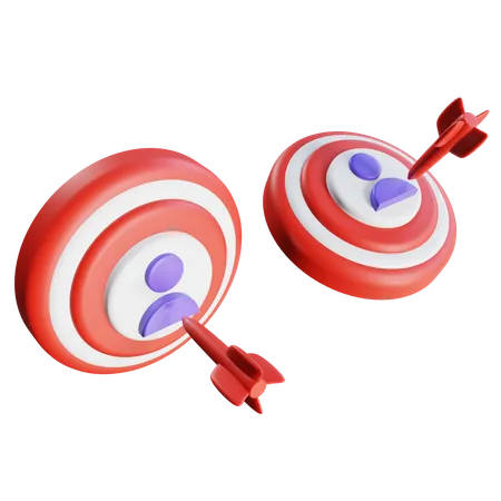 Target User  3D Illustration