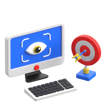 Target Vision  3D Icon