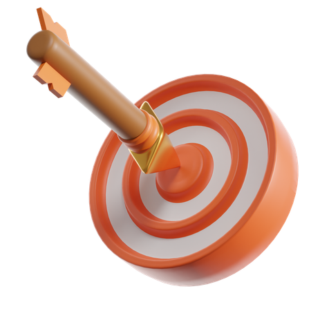 Target With Arrow  3D Icon