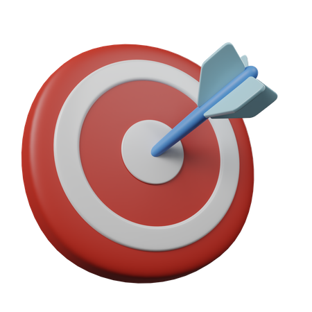 Target With Arrow  3D Icon