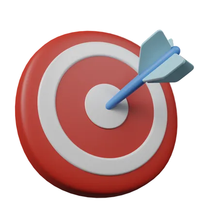 Target With Arrow  3D Icon