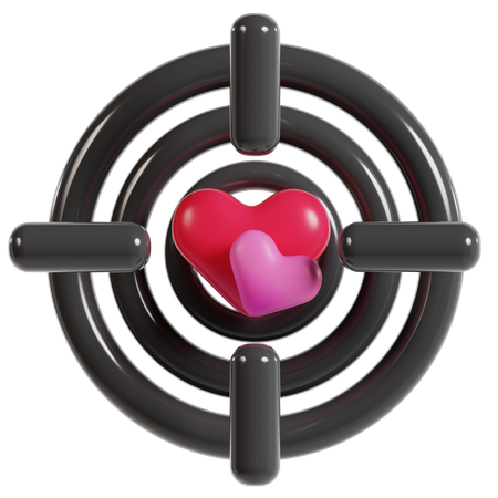Targeted Love Connection  3D Icon