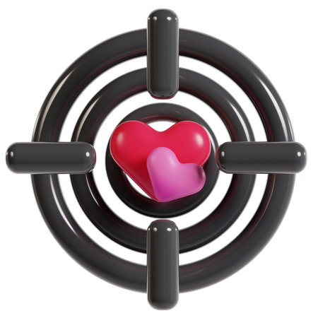 Targeted Love Connection  3D Icon