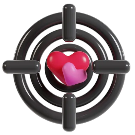 Targeted Love Connection  3D Icon