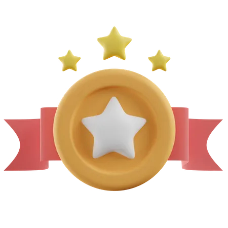 Badge de taux  3D Illustration